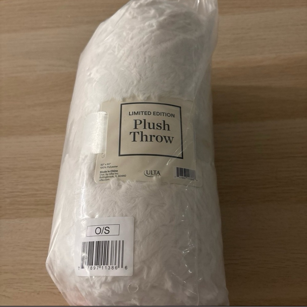 New Plush Throw